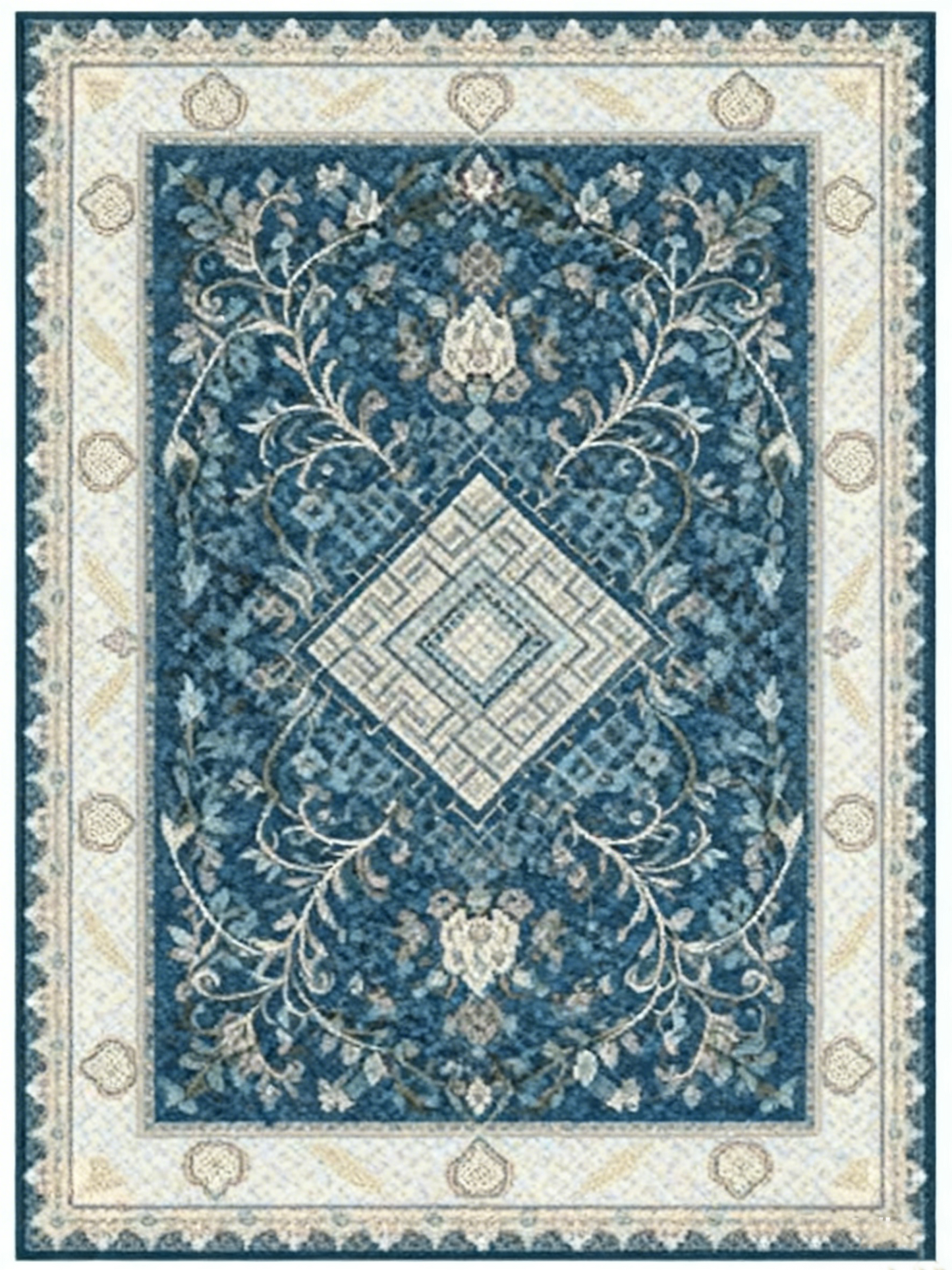 Blue Vintage Carpet
