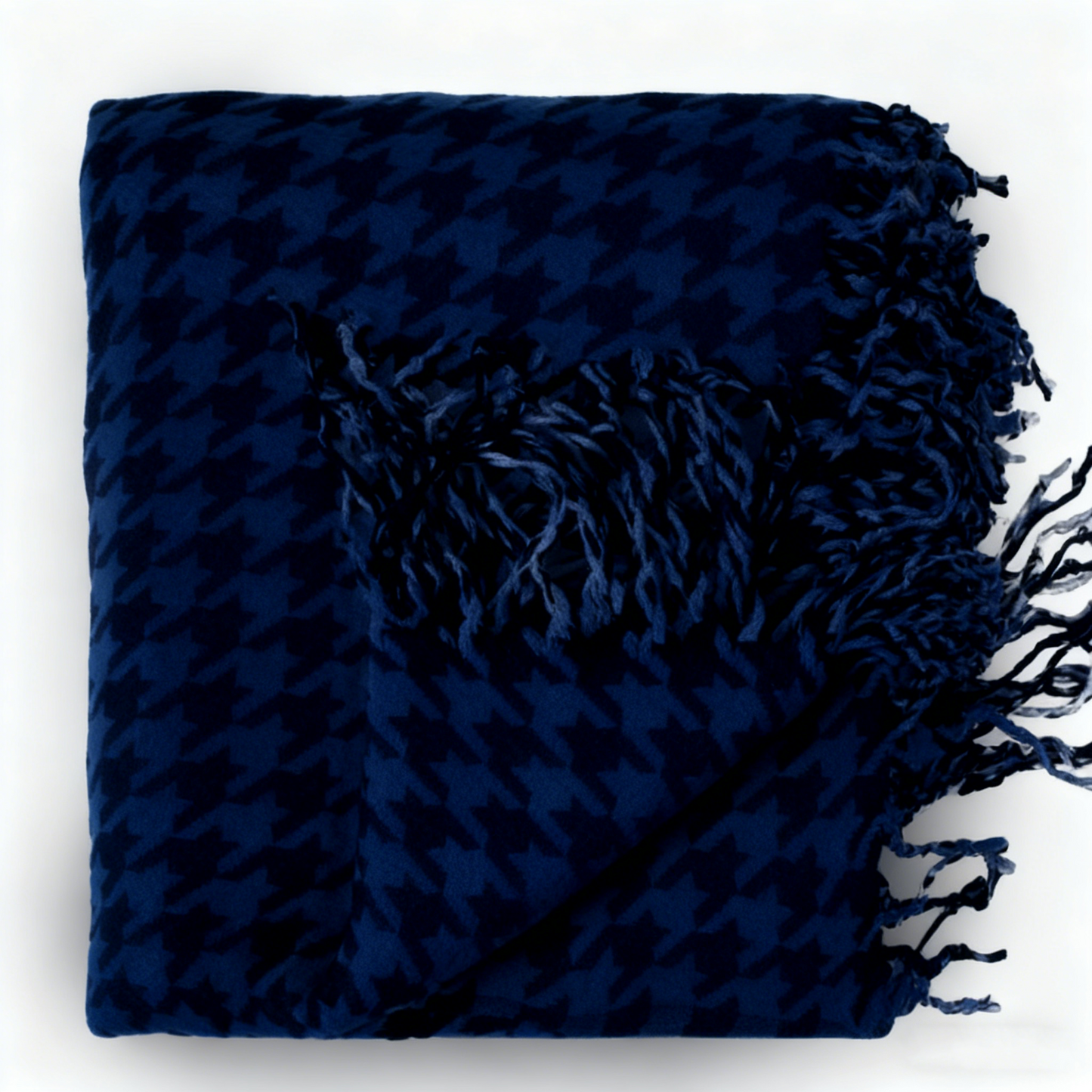 Timeless Houndstooth Throw Blanket