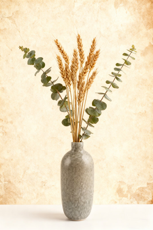 Modern Frosted Glass Decor Vase