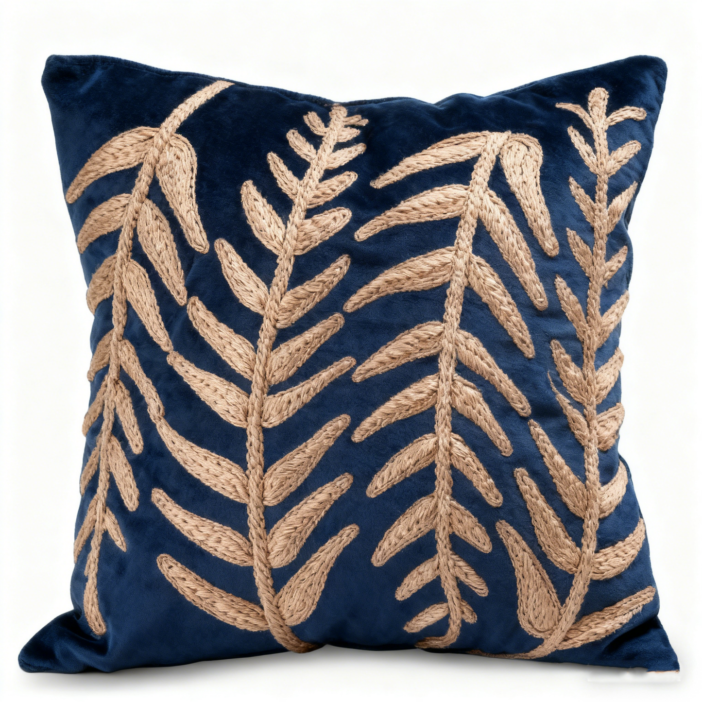 Toned Leaf Botanical Cushion
