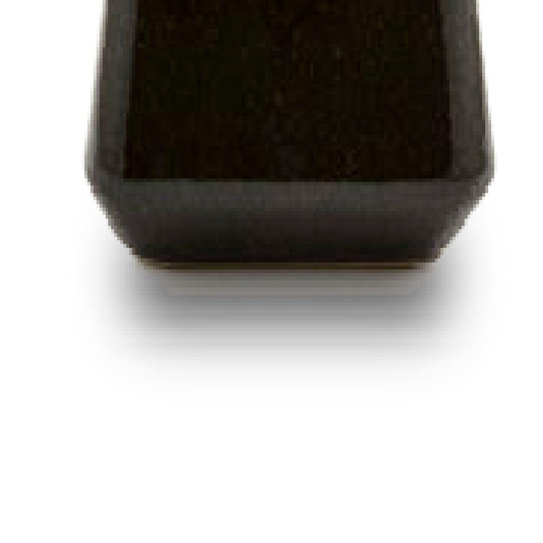 Matte Black Geometric Ceramic Decor Vase