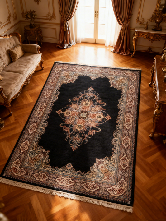 Dark Blue Vintage Carpets