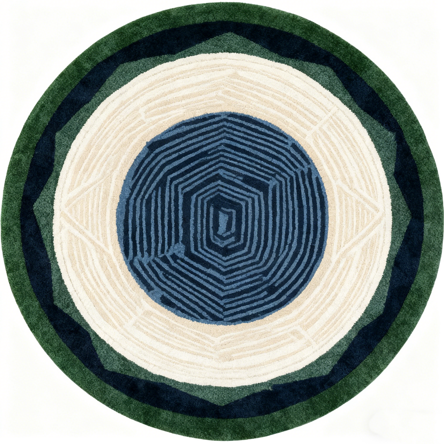 Flatweave Cotton Round Rug