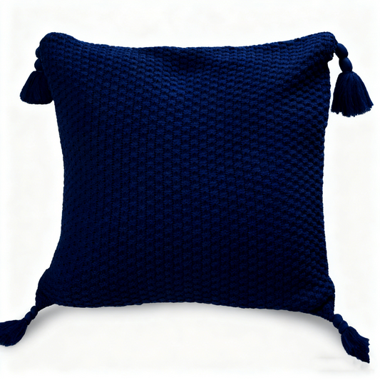 Boho Elegant Tasseled Corners Cushion