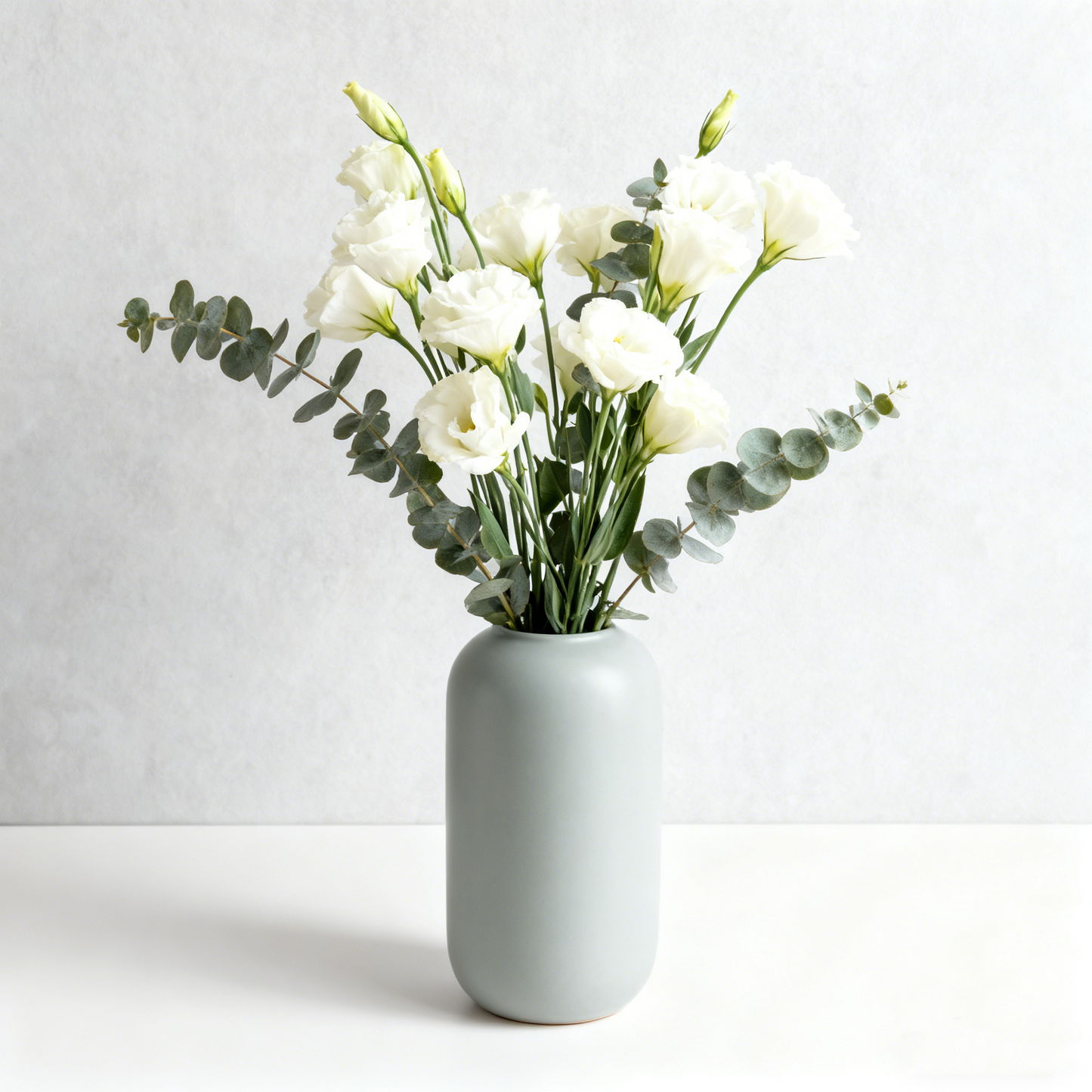 Sleek Cylindrical Ceramic Decor Vase