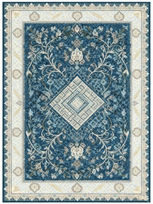 Blue Vintage Carpet