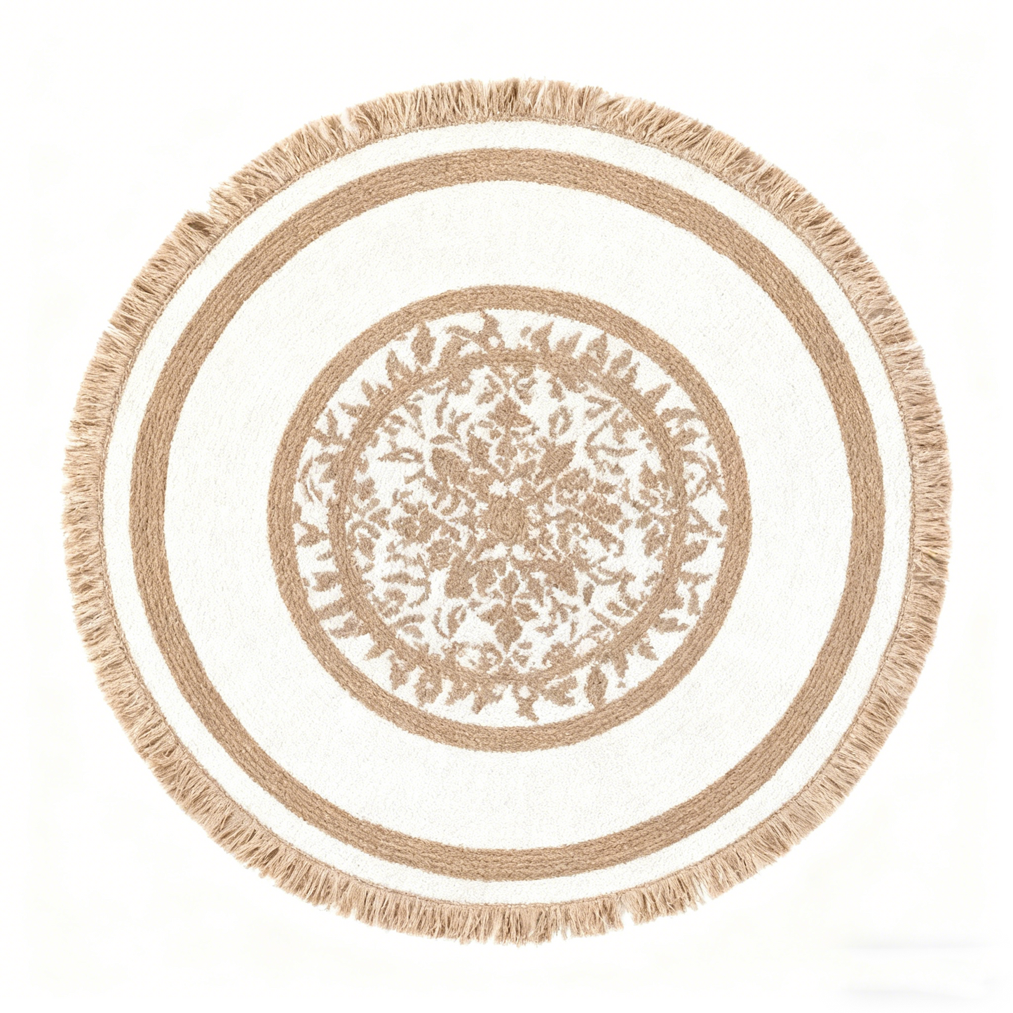 Two Tone Circular Rug