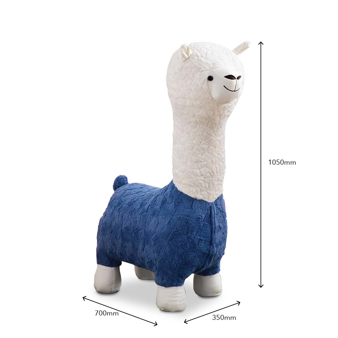 Alpaca Kid Stool Blue