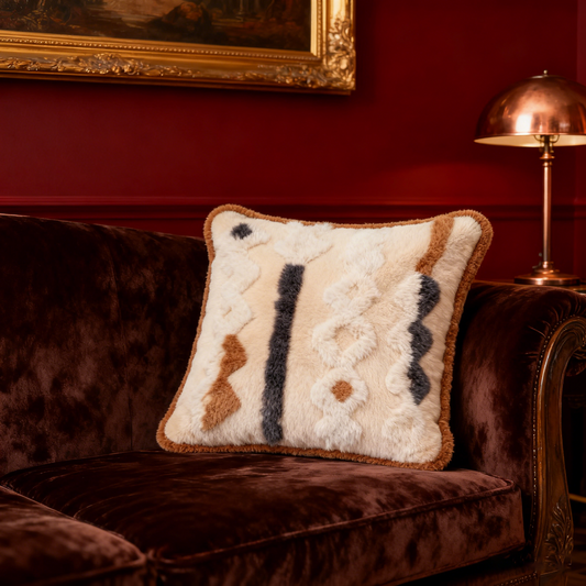 Bohemian Style Textured Cushion