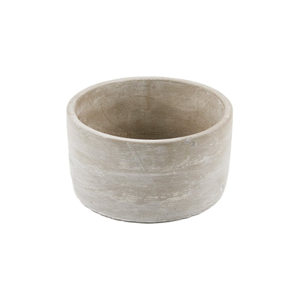 Elegant Concrete Round Decor Pot
